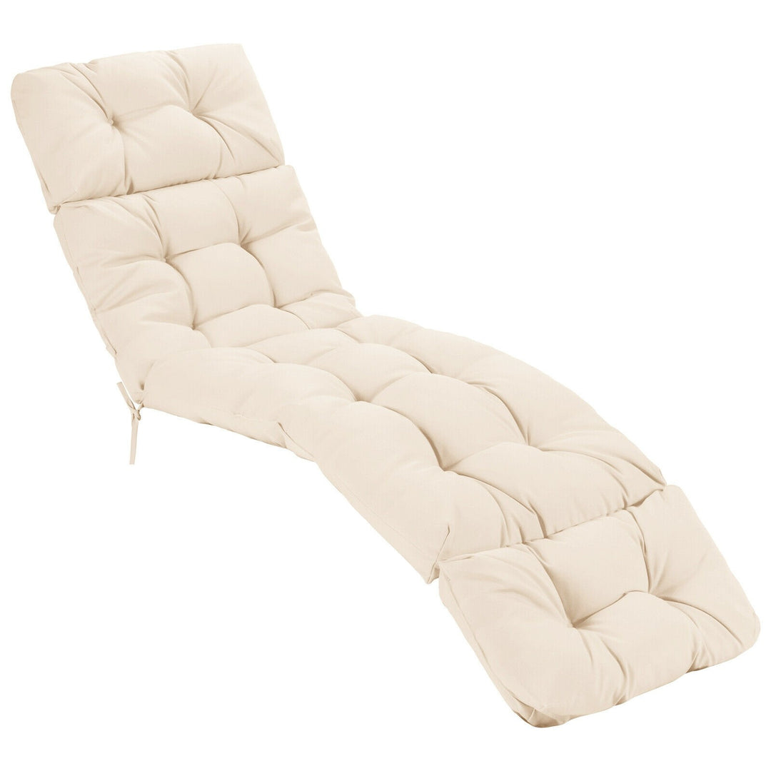 Giantex Set of 1/2/4 Lounge Chair Cushion(73X22X4 Inch)