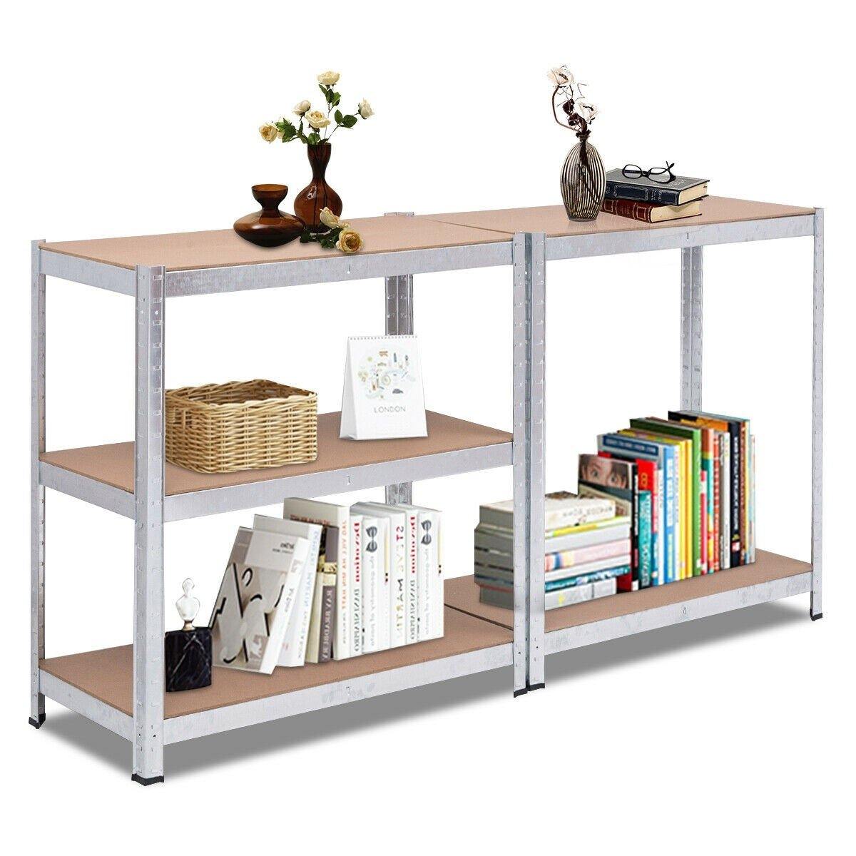 2 Pcs 5-Tier Storage Shelves, Garage Shelving Units - Giantexus
