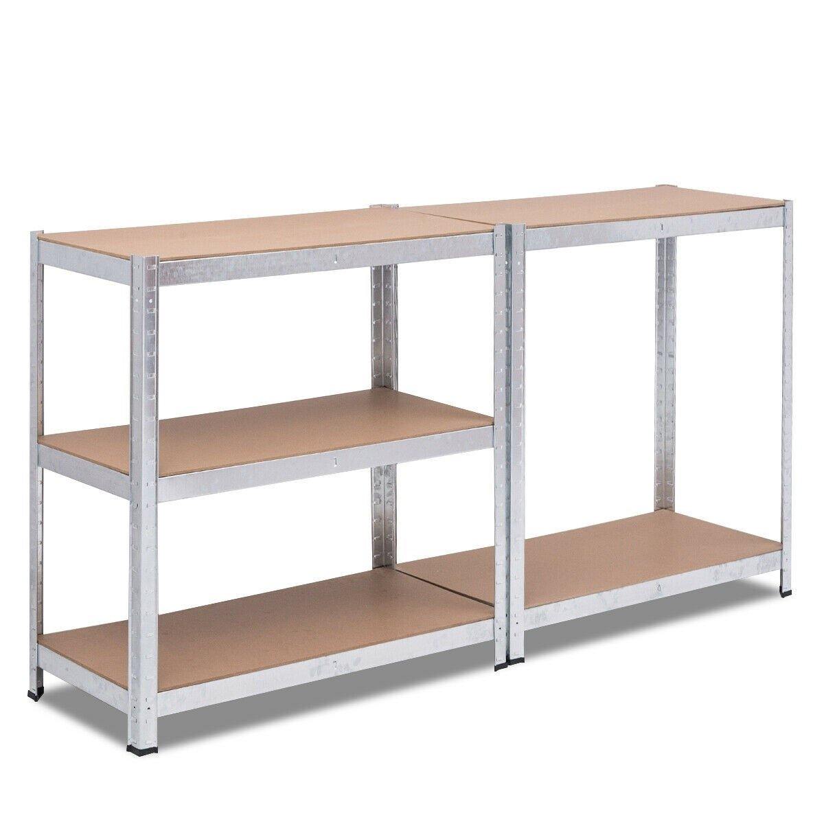 2 Pcs 5-Tier Storage Shelves, Garage Shelving Units - Giantexus