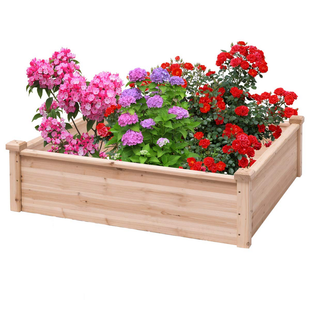 Giantex Raised Garden Bed, 40''Lx40''Wx12''H