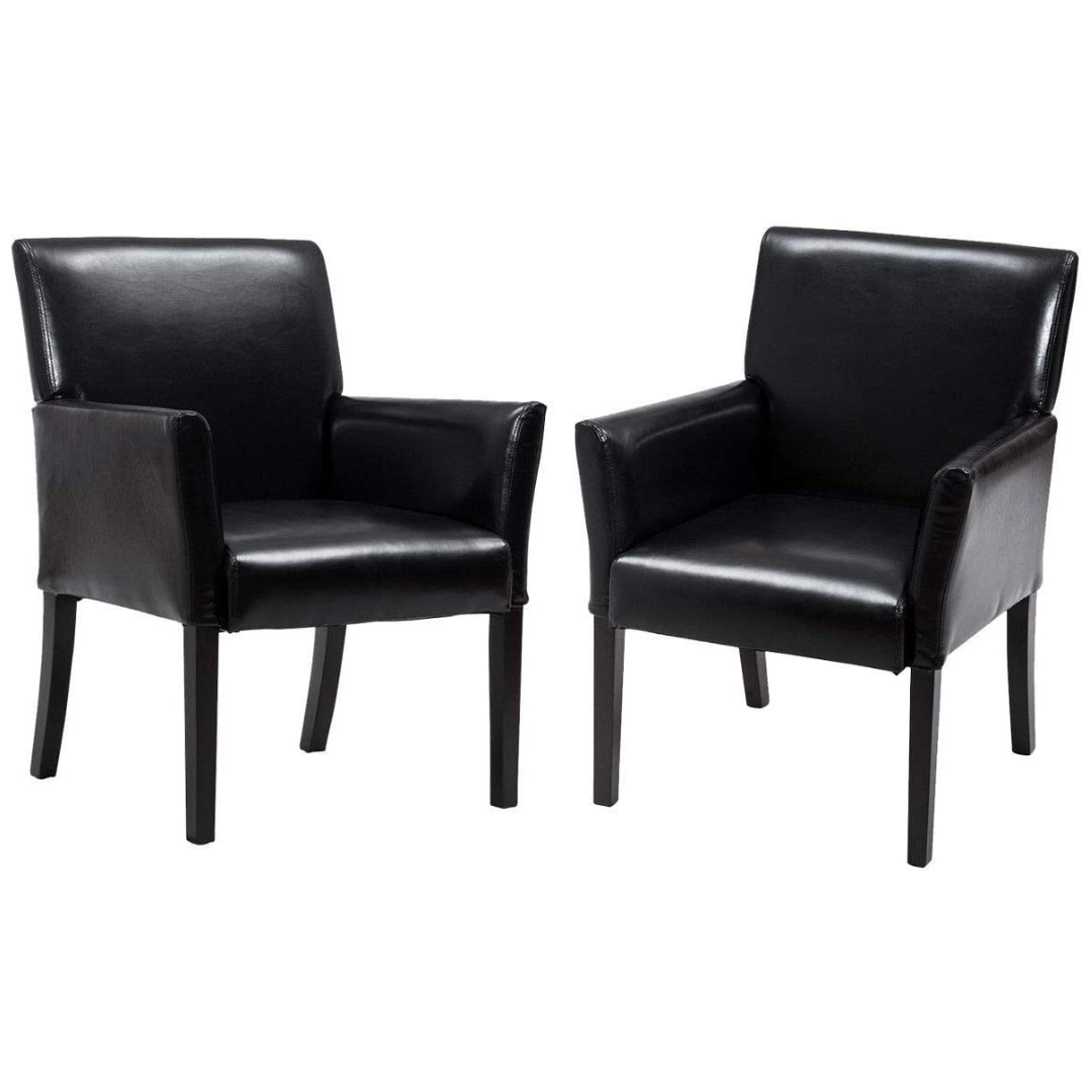 Leather Reception Guest Chairs