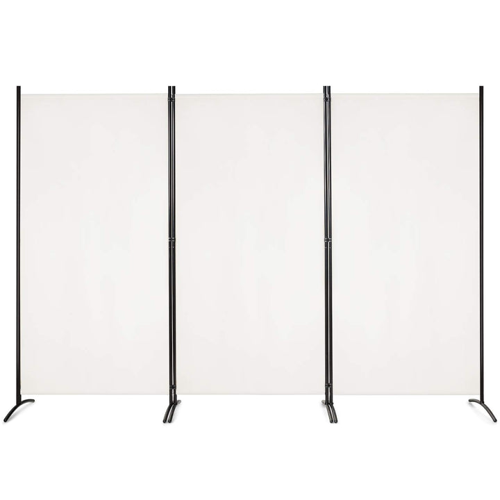 Giantex 6 Ft 3 Panel Room Divider, Folding Portable Privacy Screen w/ Durable Hinges Steel Base