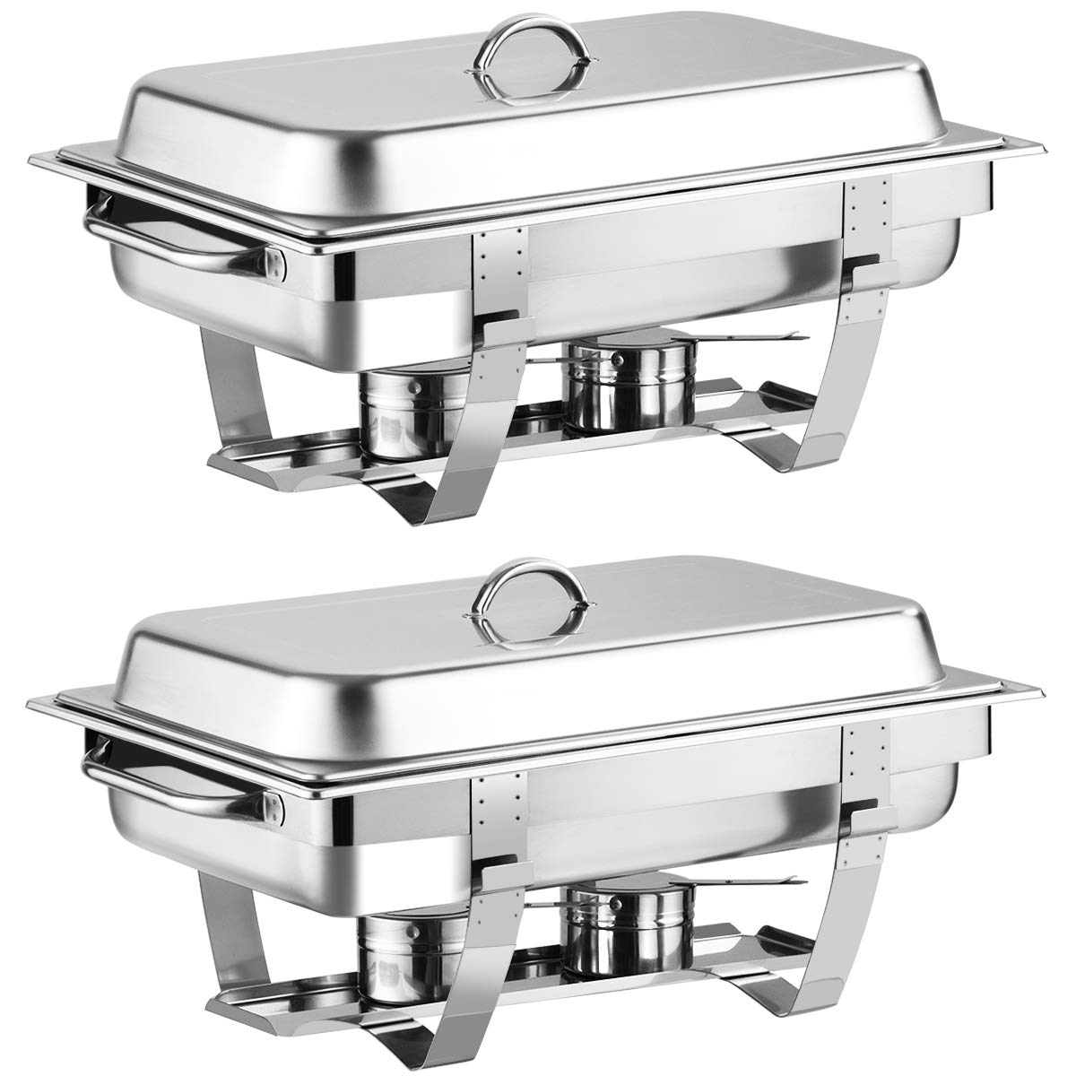 Giantex 2 Packs Chafing Dish 9 Quart Chafer Dishes Buffet Set