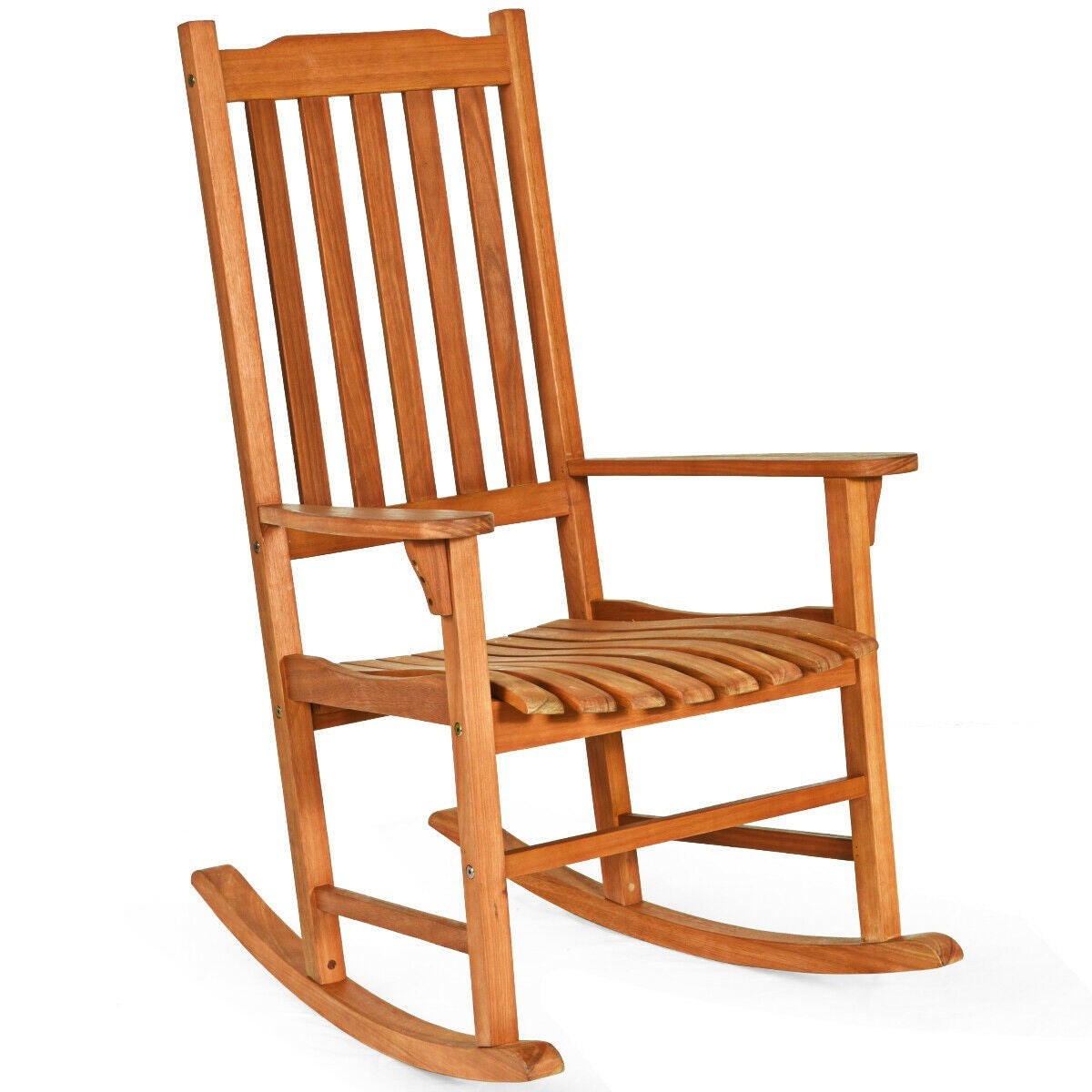 Porch Rocking Chair, Solid Wood Rocker