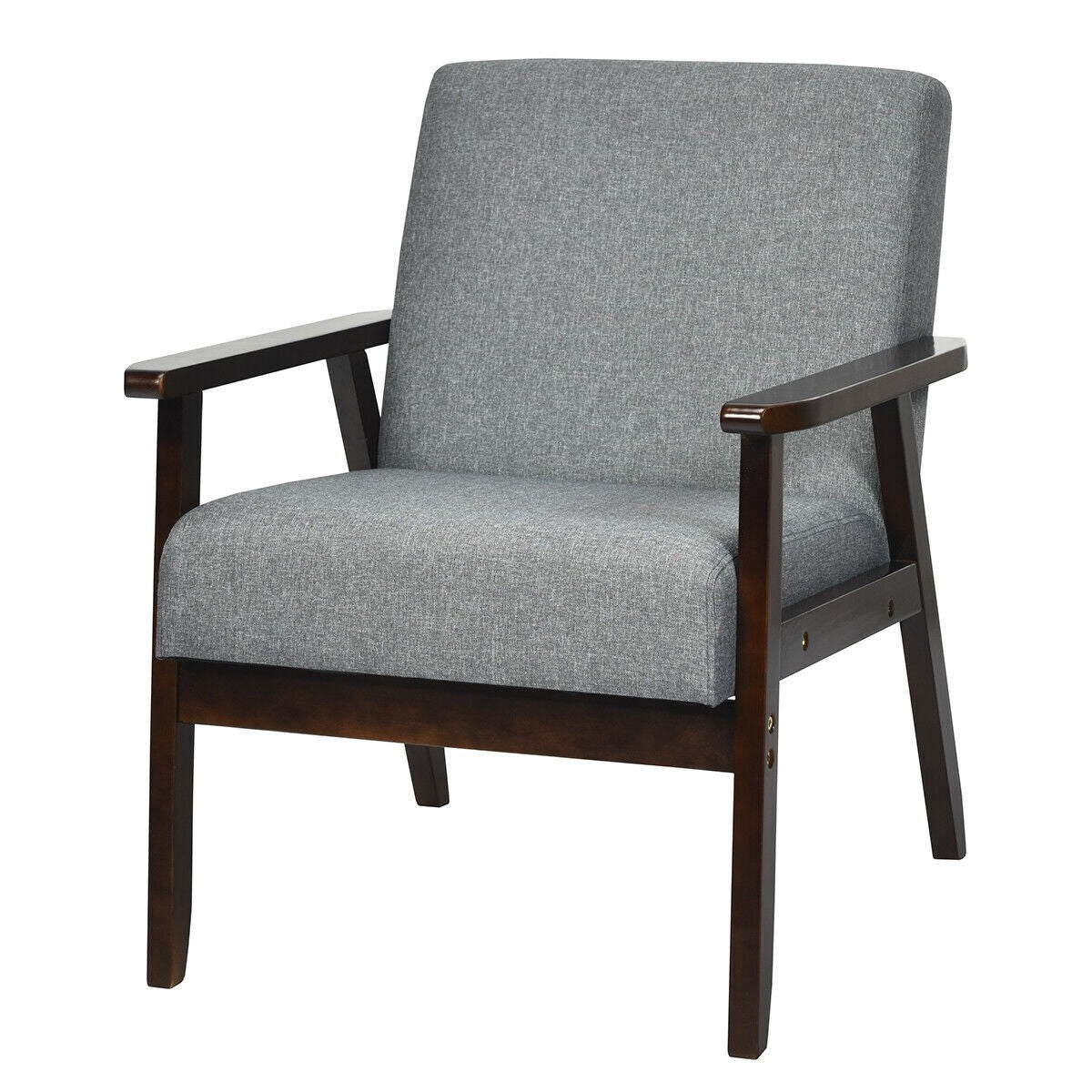 Mid-Century Modern Accent Chair for Living Room - Giantexus