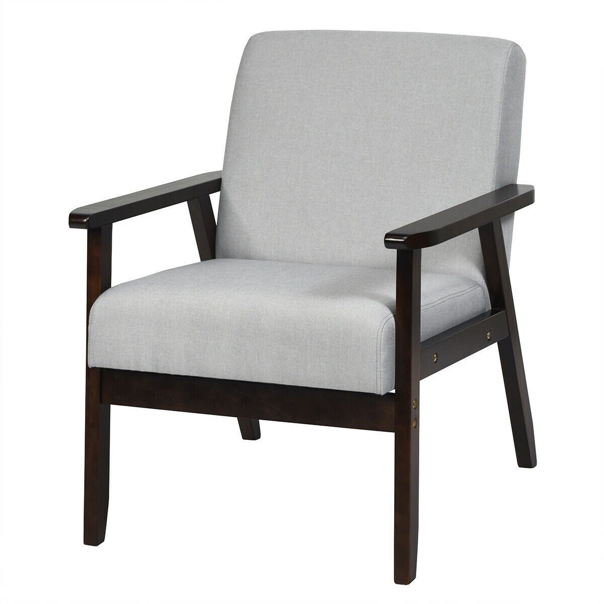 Mid-Century Modern Accent Chair for Living Room - Giantexus
