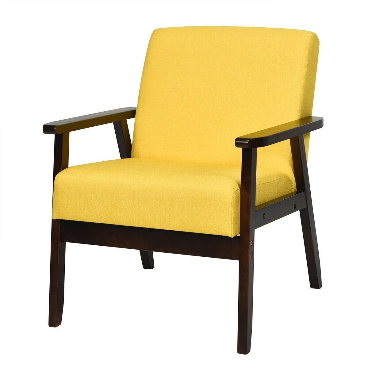 Mid-Century Modern Accent Chair for Living Room - Giantexus