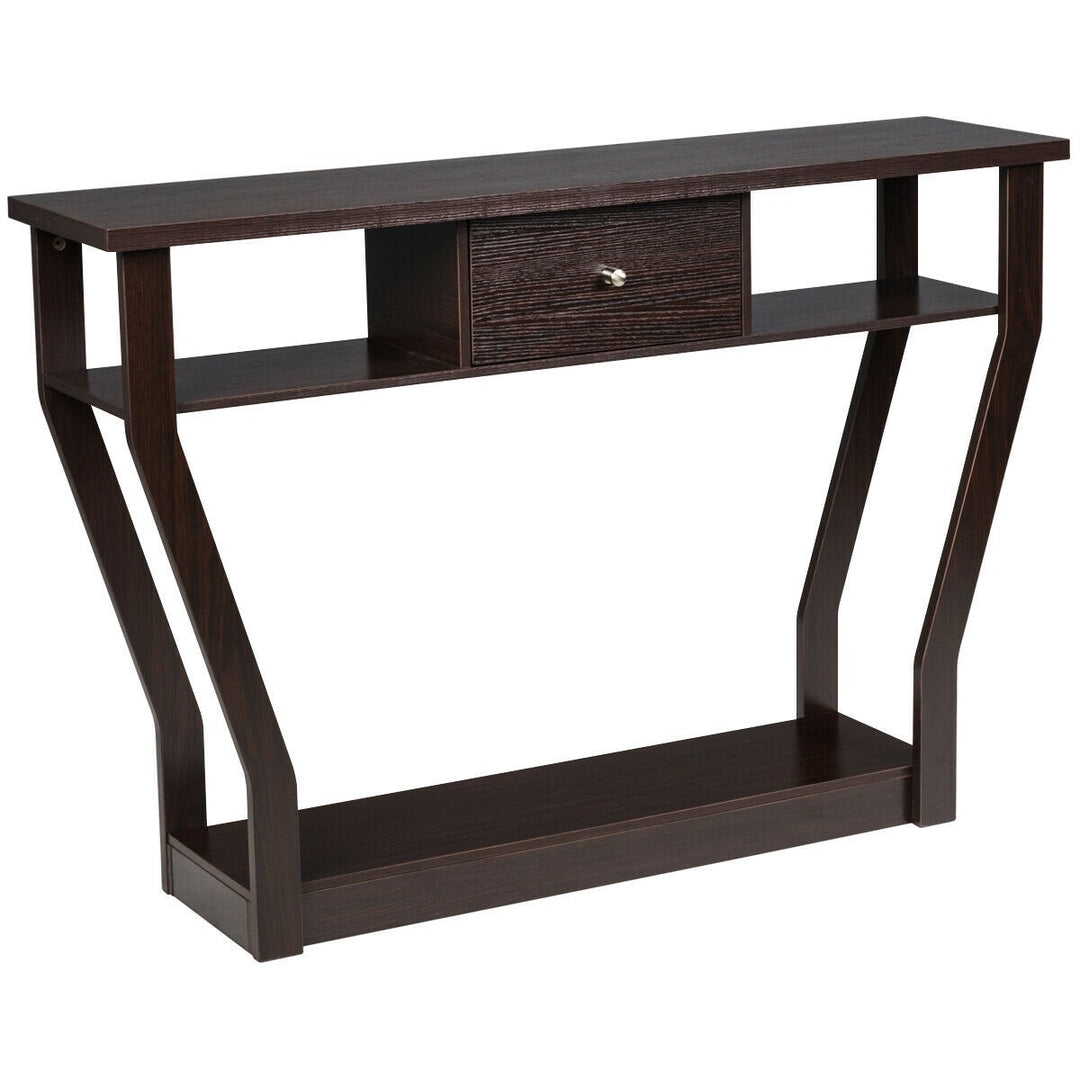 Console Table Modern Easy Assembly Entryway Table