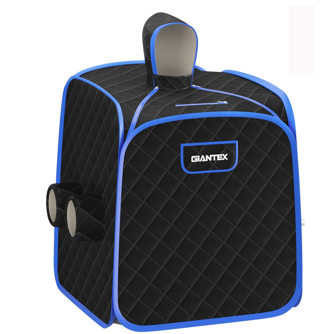 Giantex Portable Folding Sauna, 1 or 2 Person Steam Spa with Remote Control