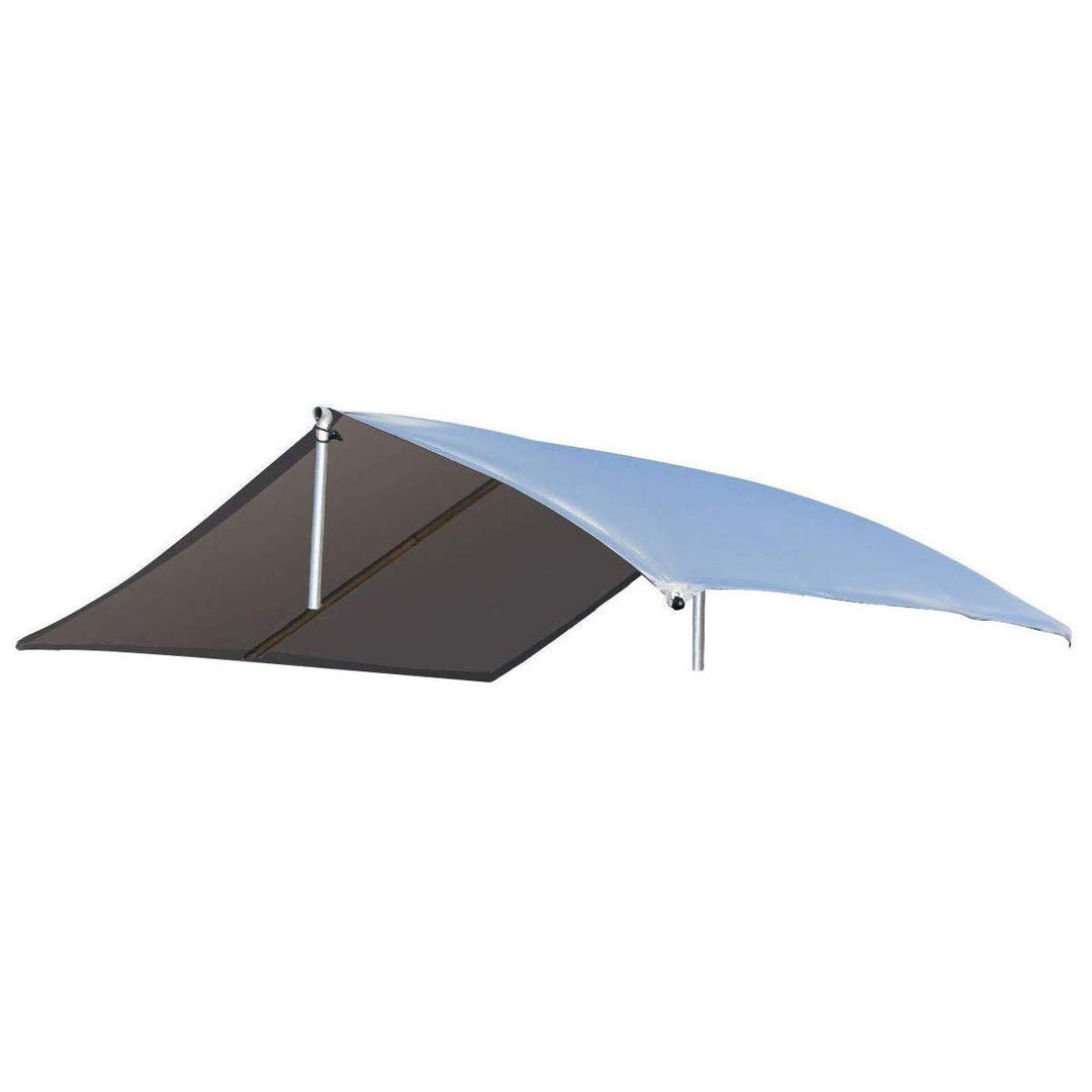 Giantex 7.5ft x 7.5ft Cover for Dog Kennel, Pet Dog Run House Shade for Backyard Playpen, Water-Resistant Kennel Cover