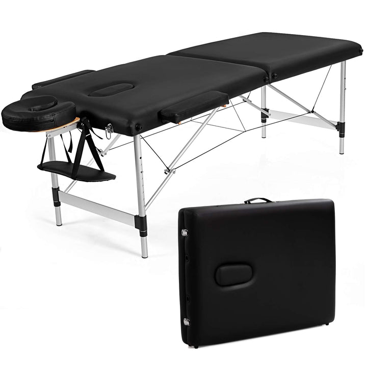 Giantex Portable Massage Table 84inch, Folding Lash Bed Aluminium Frame