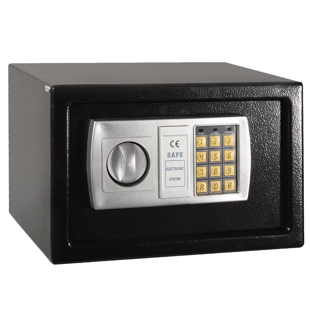 Giantex 12.5" Electronic Keypad Digital Lock Safe Box Cash Jewelry Gun (Black)