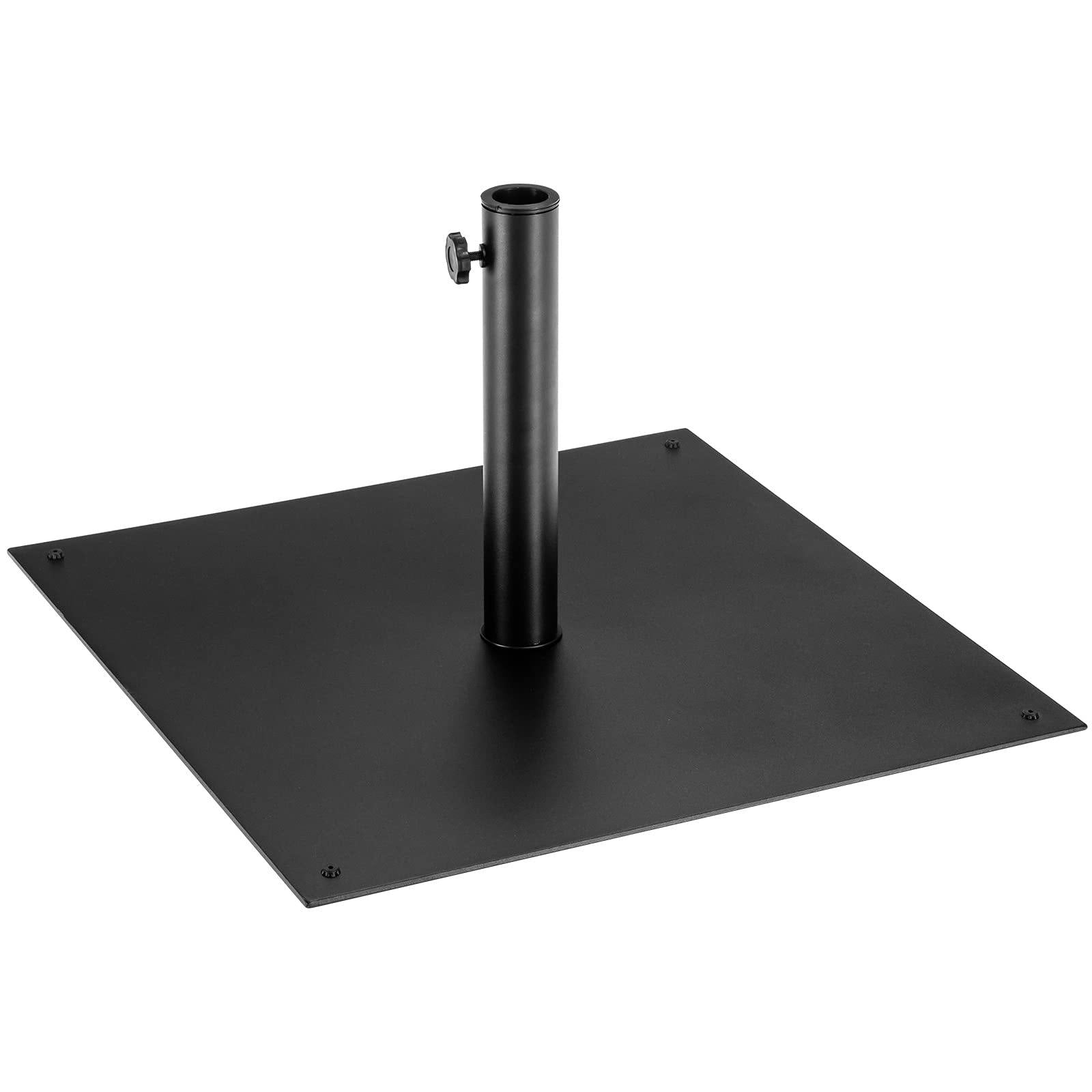 Giantex Square Umbrella Base, Steel Heavy Duty Patio Market Umbrella Stand (20/25 Inch) - Giantexus