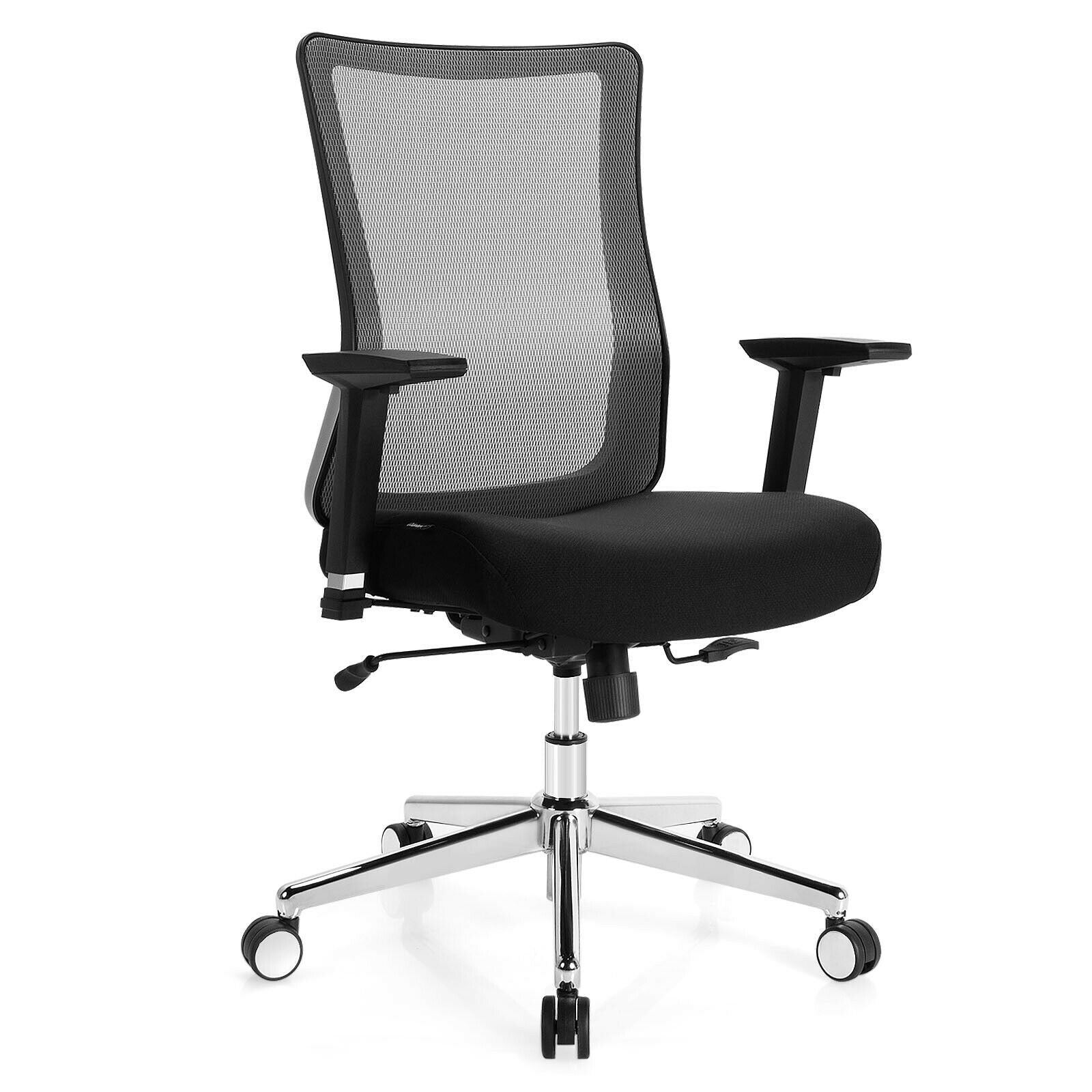 Giantex Ergonomic Office Chair, Mesh Chair with 4 Inch Soft Thick Sliding Seat