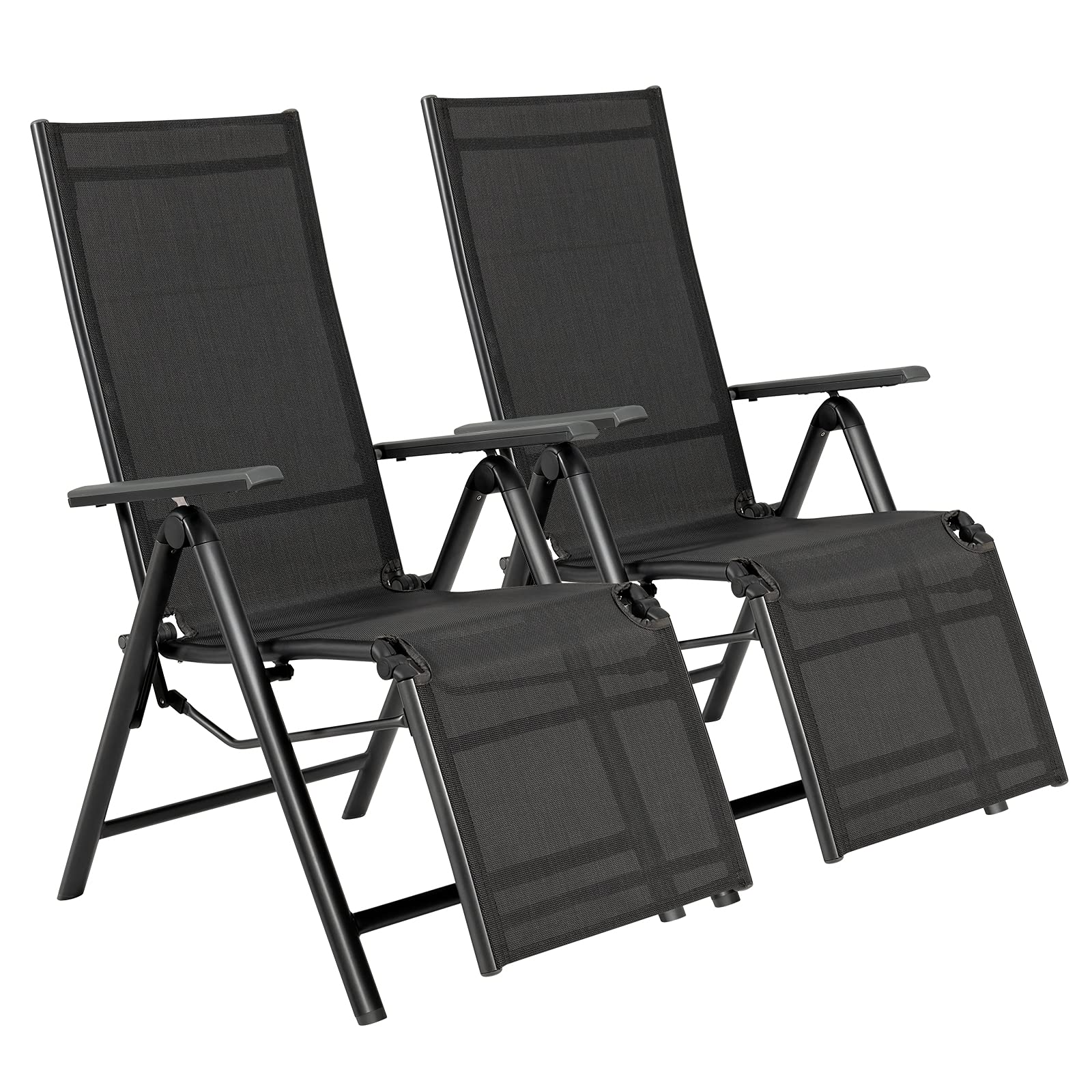 Giantex Reclining Patio Chairs Folding Lounge Chair