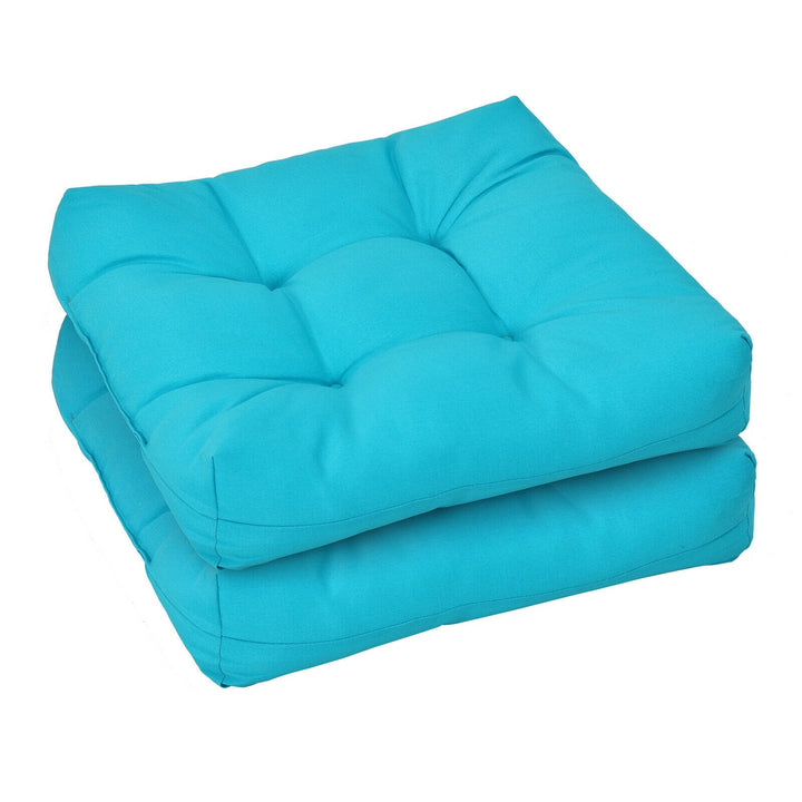 Giantex 2/4/6 Pack Tufted Patio Cushions 4 Inch Thick Outdoor Chair Pads