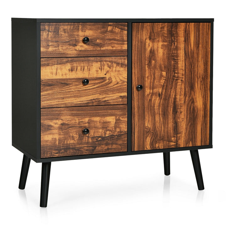 Storage Cabinet Buffet Sideboard with 3 Drawers