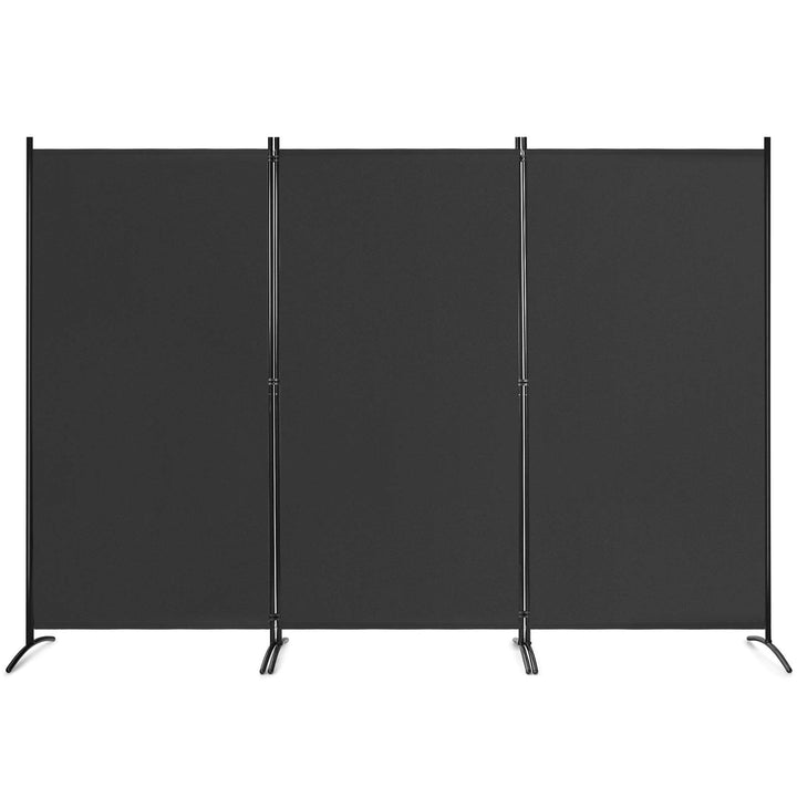 Giantex 6 Ft 3 Panel Room Divider, Folding Portable Privacy Screen w/ Durable Hinges Steel Base