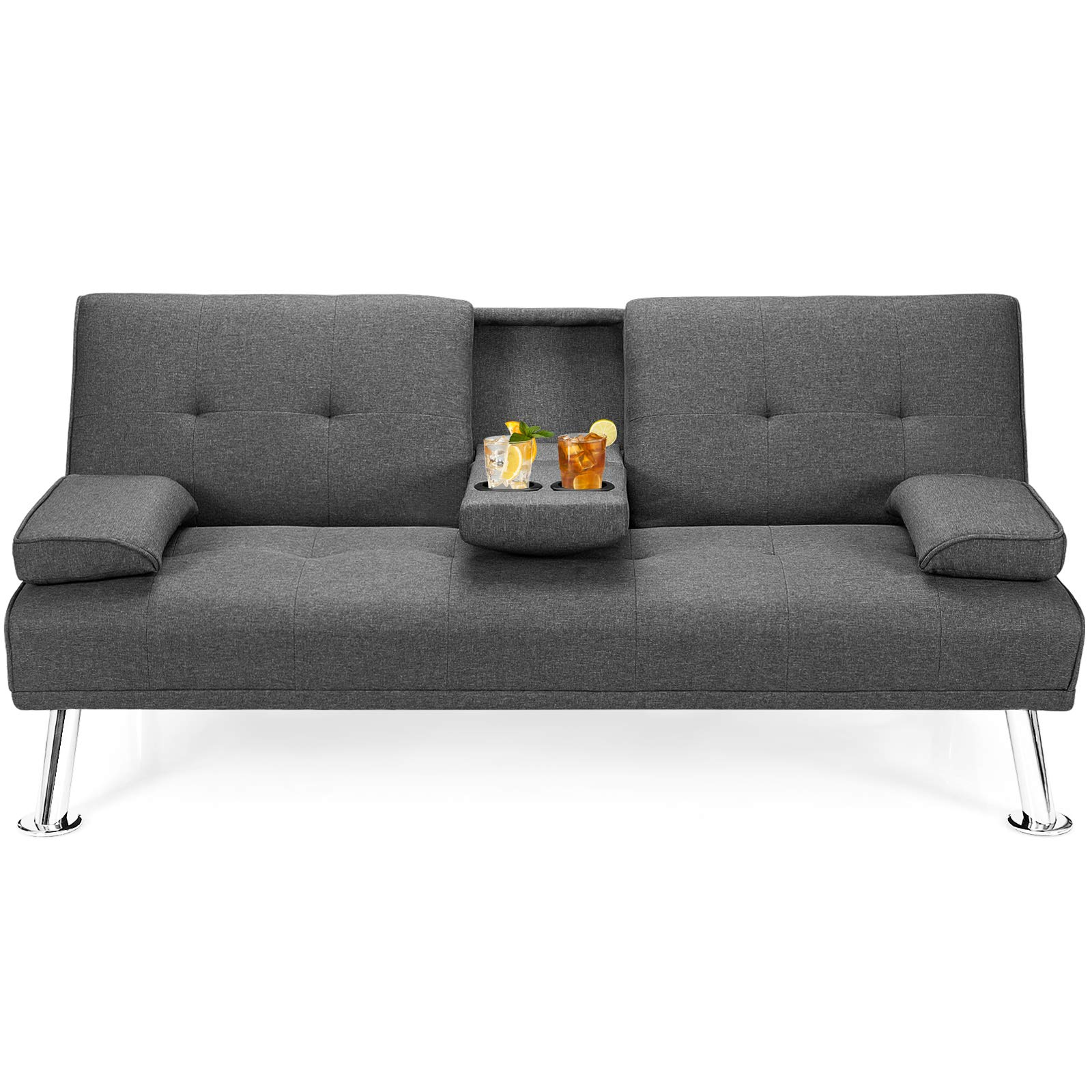 Giantex Modern Convertible Futon Sofa Bed