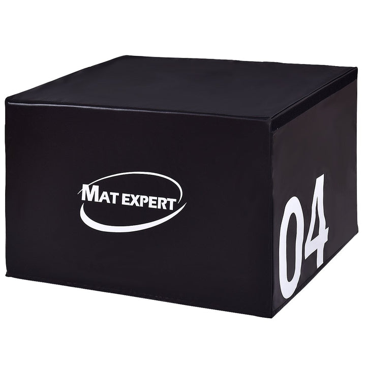 MAT EXPERT 3 in 1 Plyometric Box, Jumping Box with Foam for Jump Training and Conditioning