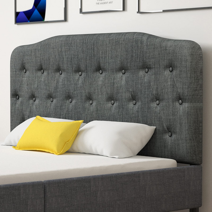 Giantex Upholstered Headboard, Button Tufted Headboard, Queen Size