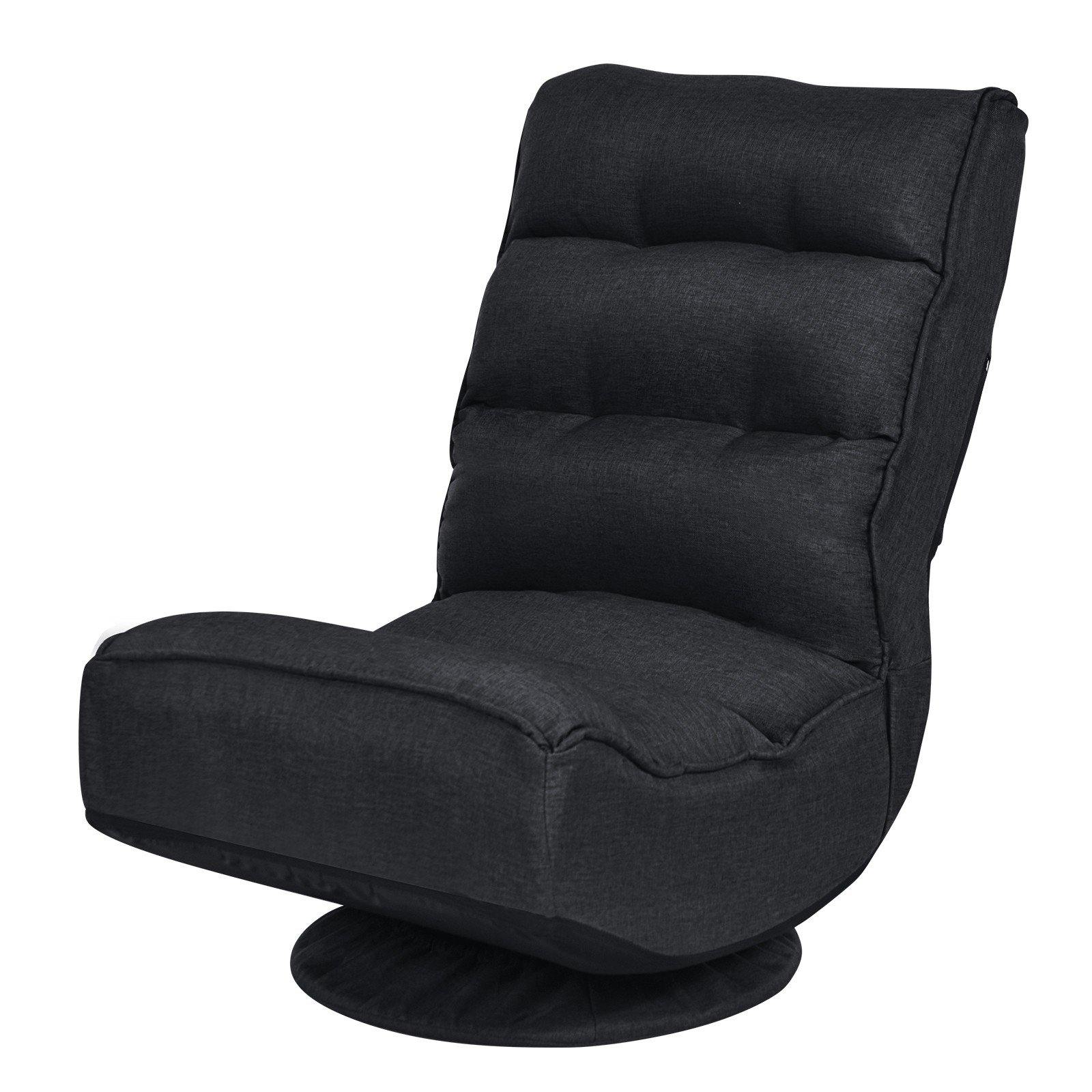 360 Degree Swivel Floor Chair, Lazy Sofa Lounge Chair - Giantexus