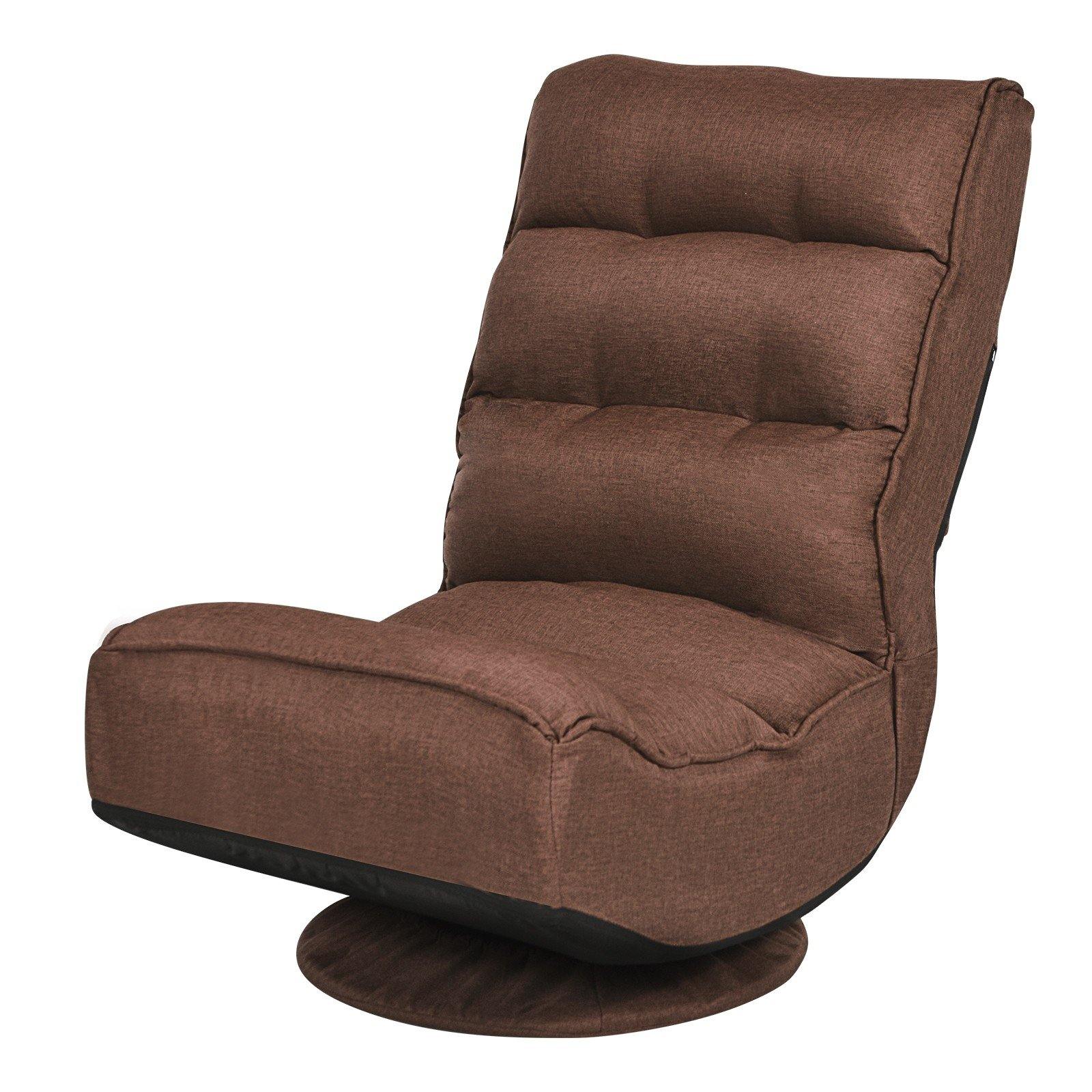 360 Degree Swivel Floor Chair, Lazy Sofa Lounge Chair - Giantexus