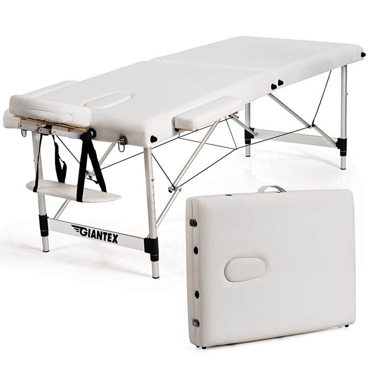 Giantex Portable Massage Table 84inch, Folding Lash Bed Aluminium Frame