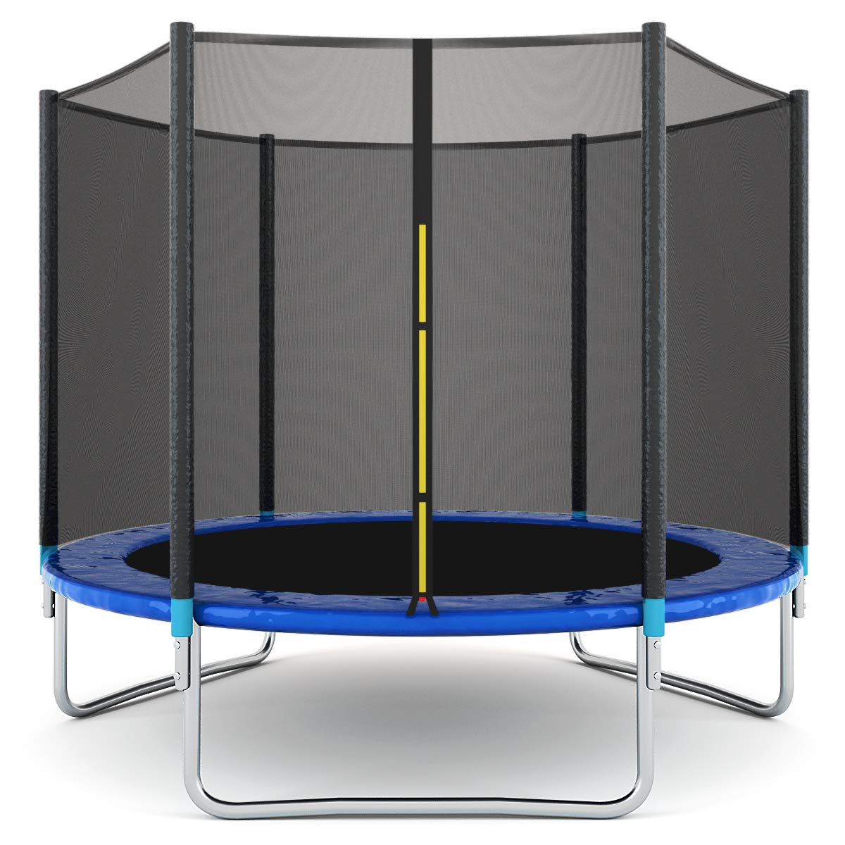 Giantex 8Ft Trampoline, ASTM Approved Outdoor Trampoline w/ Safety Enclosure Net