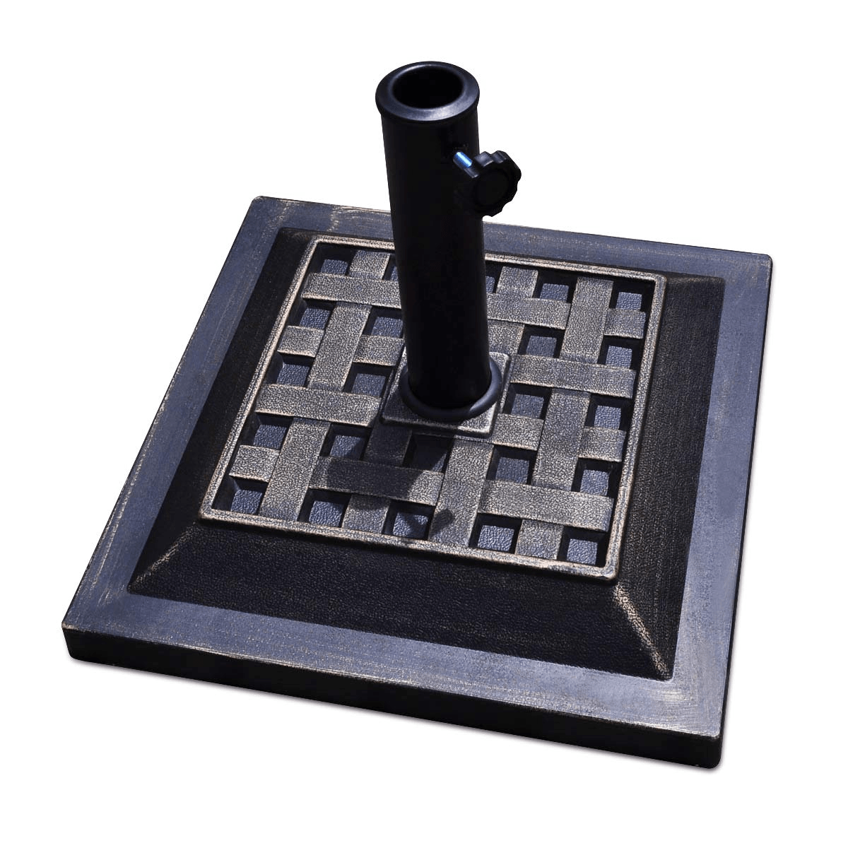 Giantex 30lbs Patio Market Umbrella Base, Classic Square, 17.5"X 17.5" - Giantexus