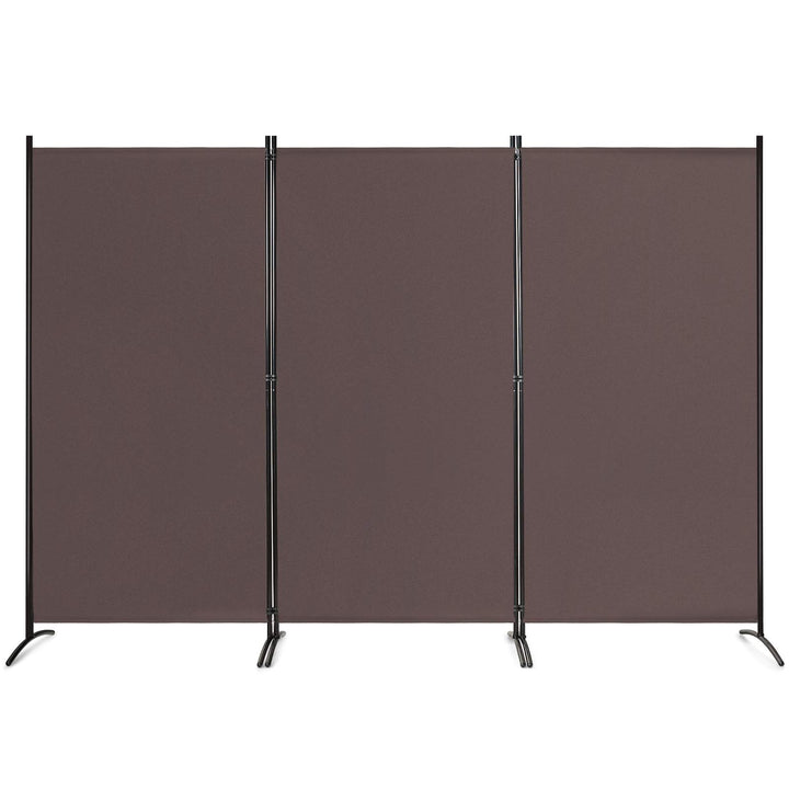 Giantex 6 Ft 3 Panel Room Divider, Folding Portable Privacy Screen w/ Durable Hinges Steel Base