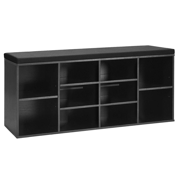 Giantex Shoe Storage Bench with Cushion, Entryway Shoe Rack Bench