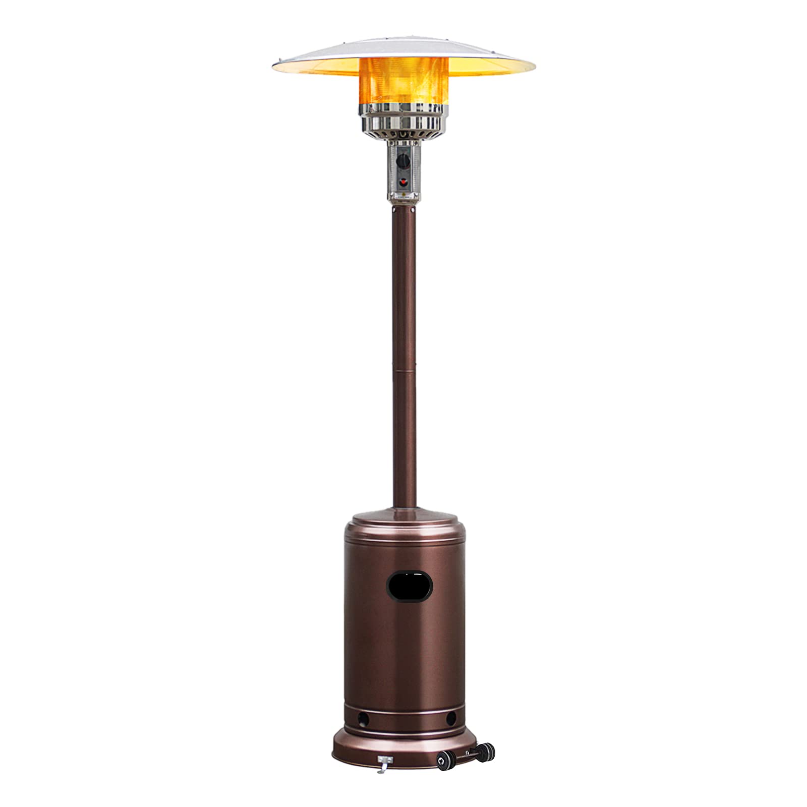 Giantex Patio Heaters for Outdoor Use, 48000 BTU Propane Outdoor Heaters with Wheels