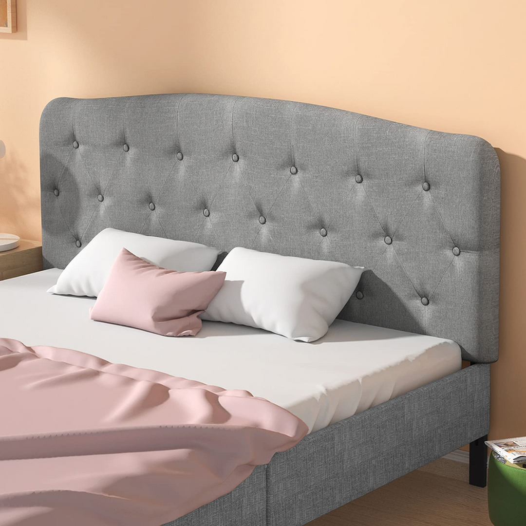 Giantex Upholstered Headboard, Button Tufted Headboard