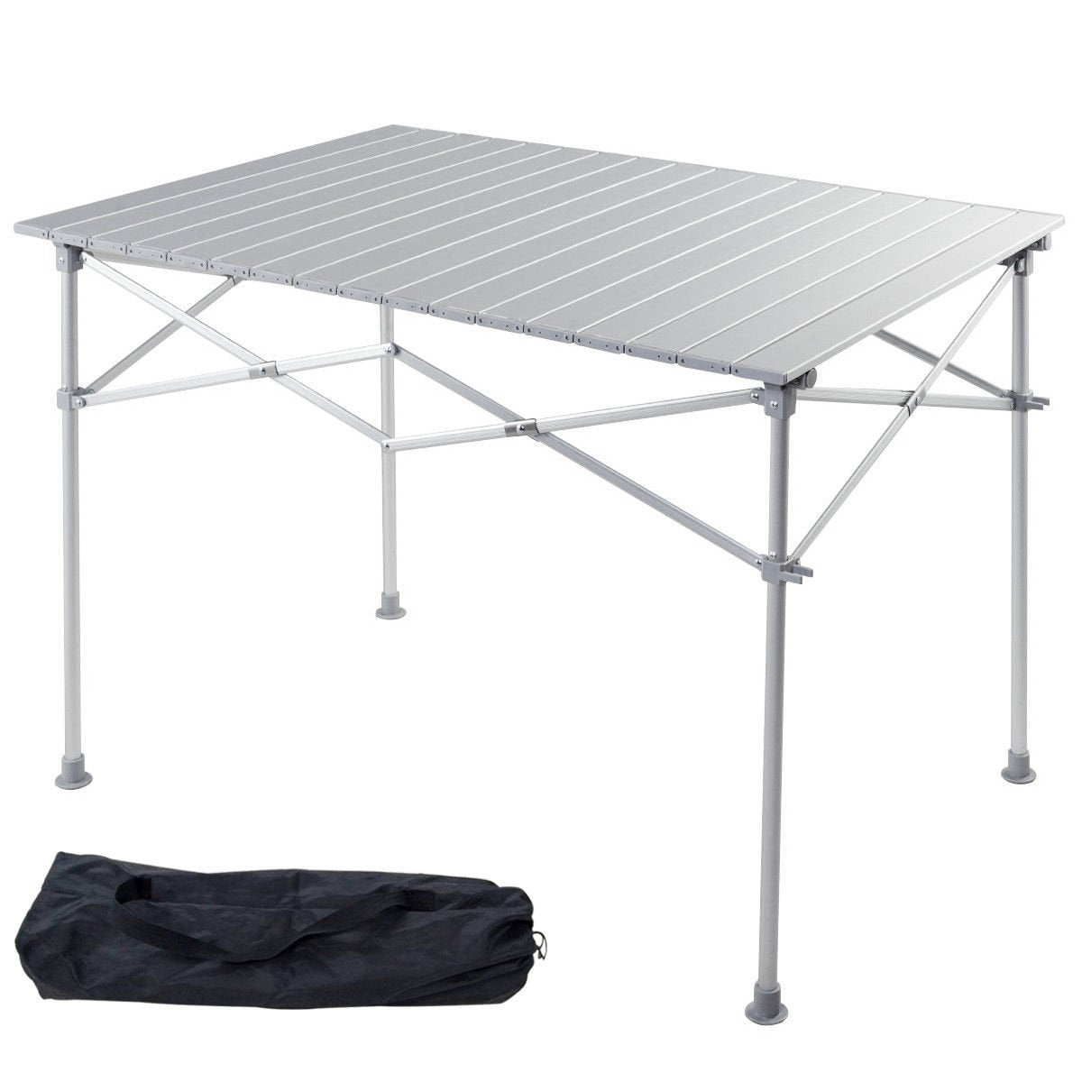 Giantex Portable Camping Table Aluminum Folding Table