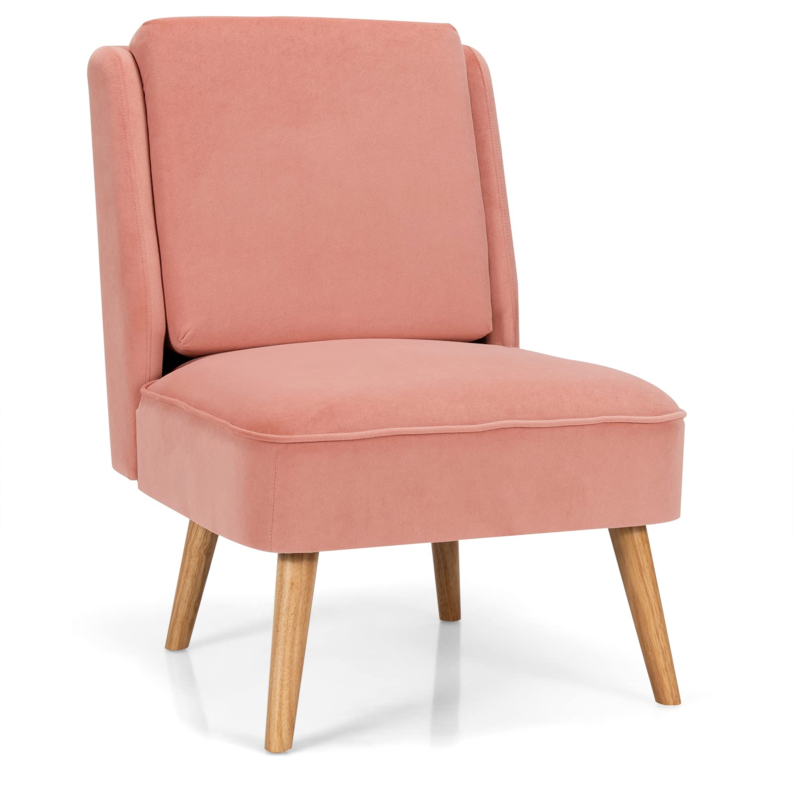 Giantex Comfy Single Sofa Chair w/Rubber Wood Legs