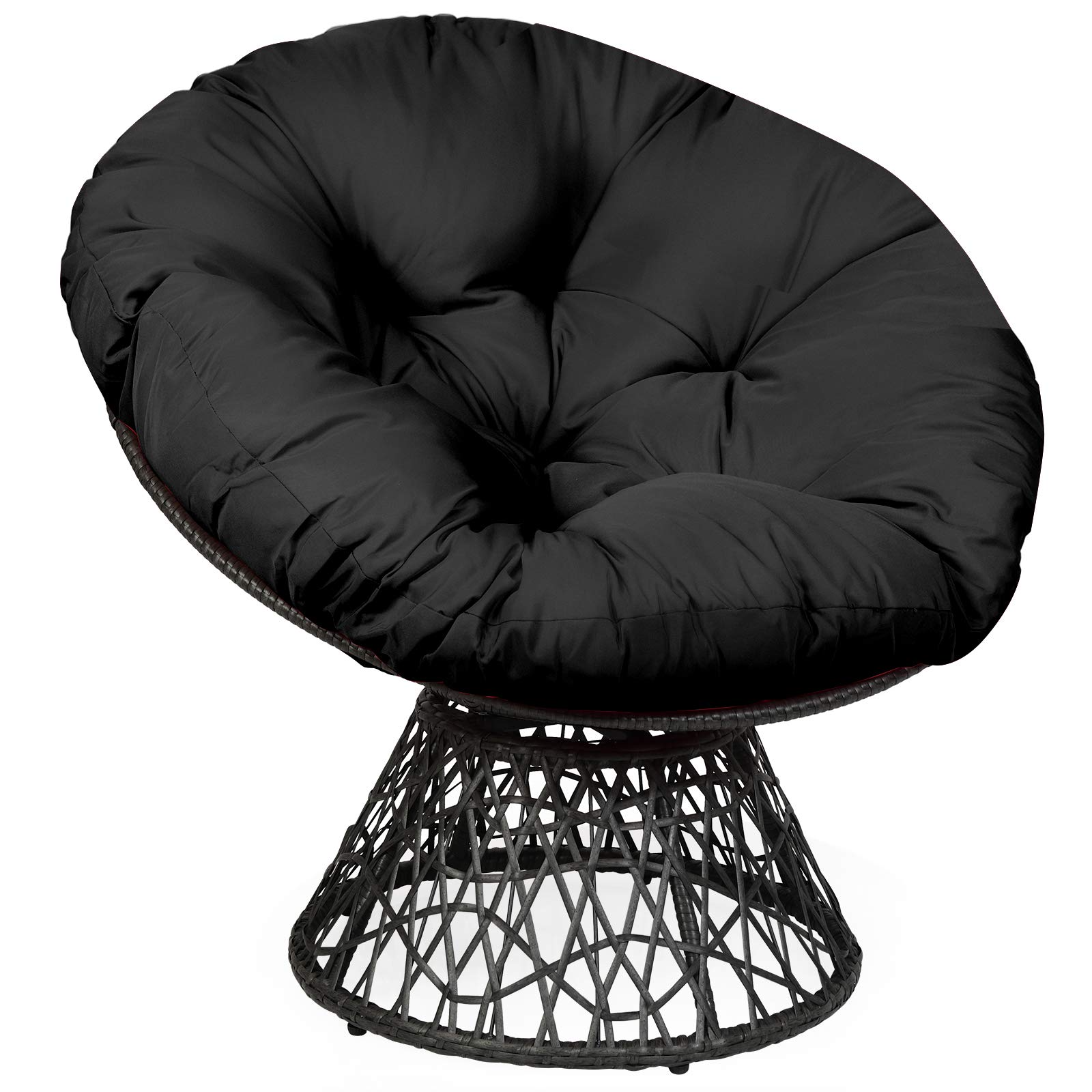 Giantex Rattan Round Papasan Chair