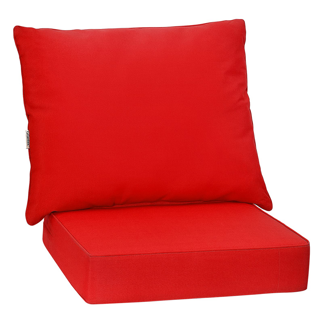 Giantex Patio Cushion Set with Pillow, Deep Seat and Back Cushion