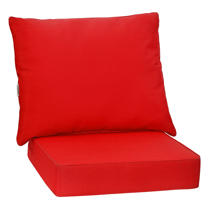 Giantex Patio Cushion Set with Pillow, Deep Seat and Back Cushion