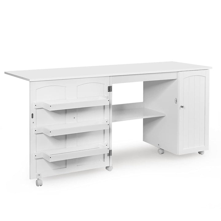 Giantex Folding Sewing Table, Large Sewing Craft Cart ( 62.5''x20''x29'')