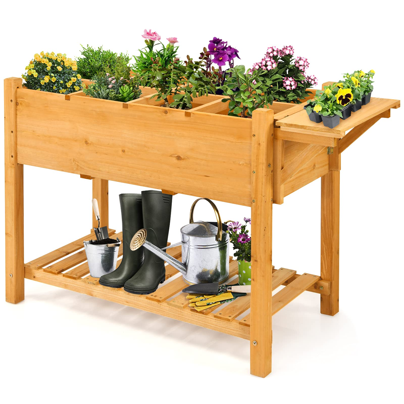 Elevated Raised Garden Box (47L x 21W x 31.5H)