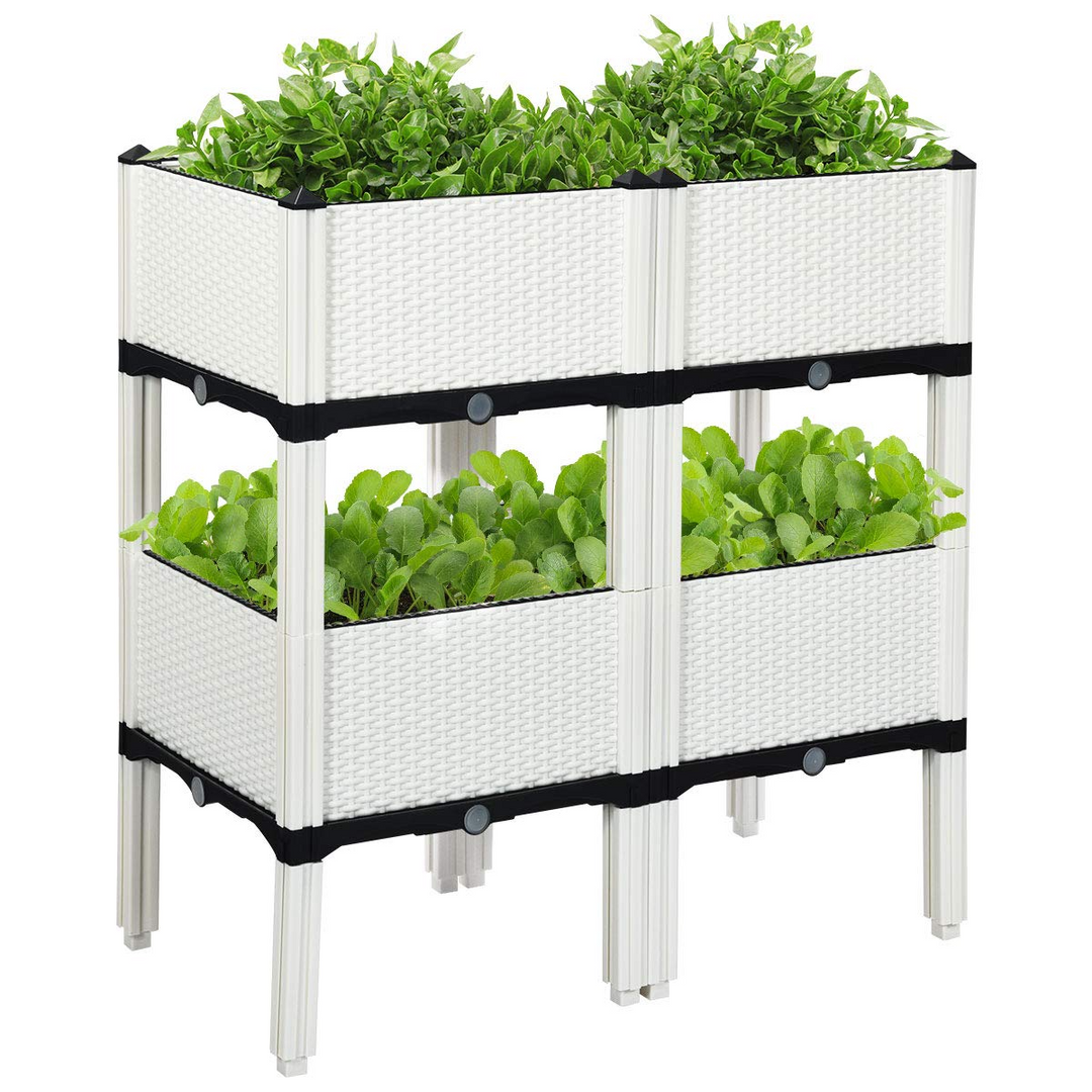 Set of 4 Raised Garden Bed Kits