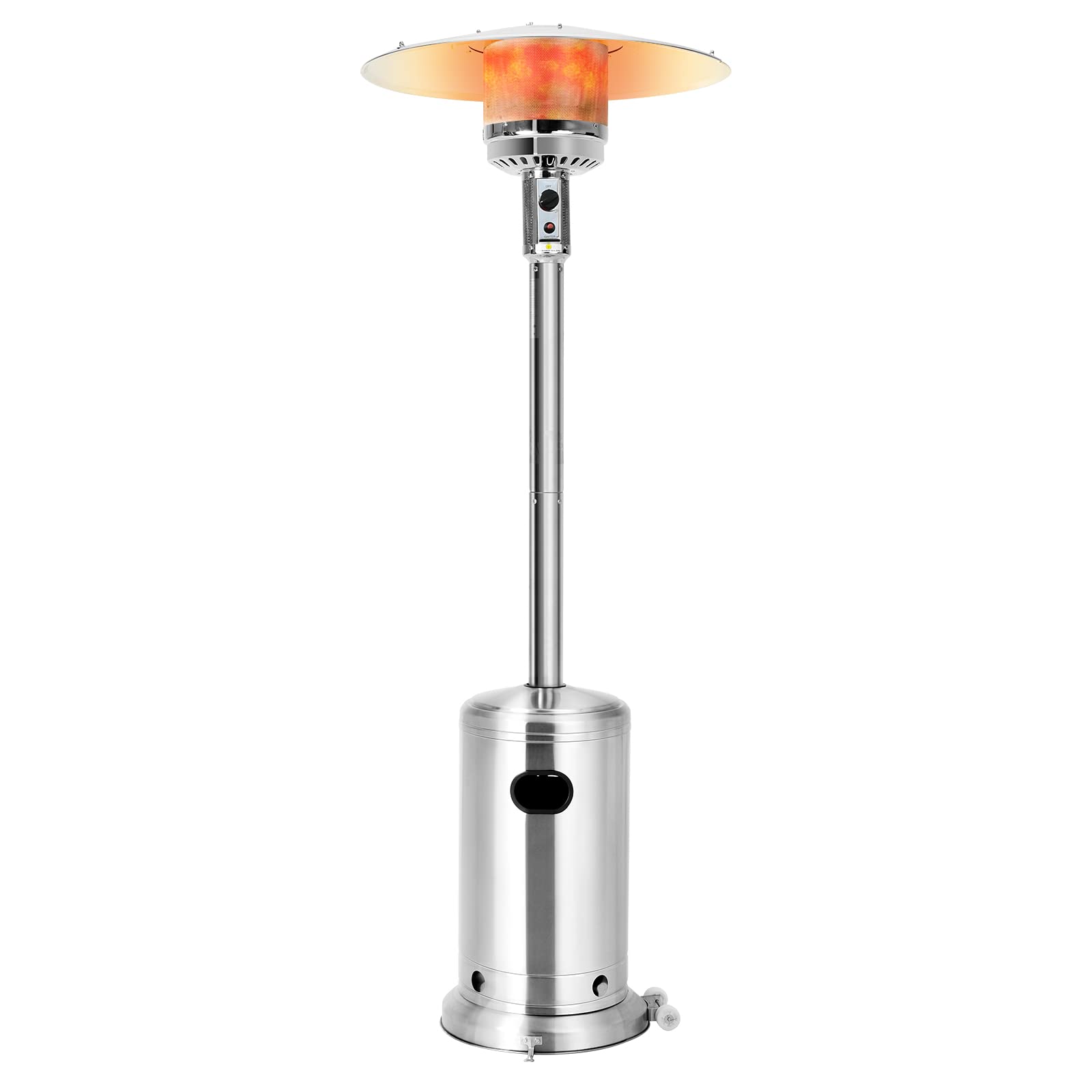 Giantex Patio Heaters for Outdoor Use, 48000 BTU Propane Outdoor Heaters with Wheels