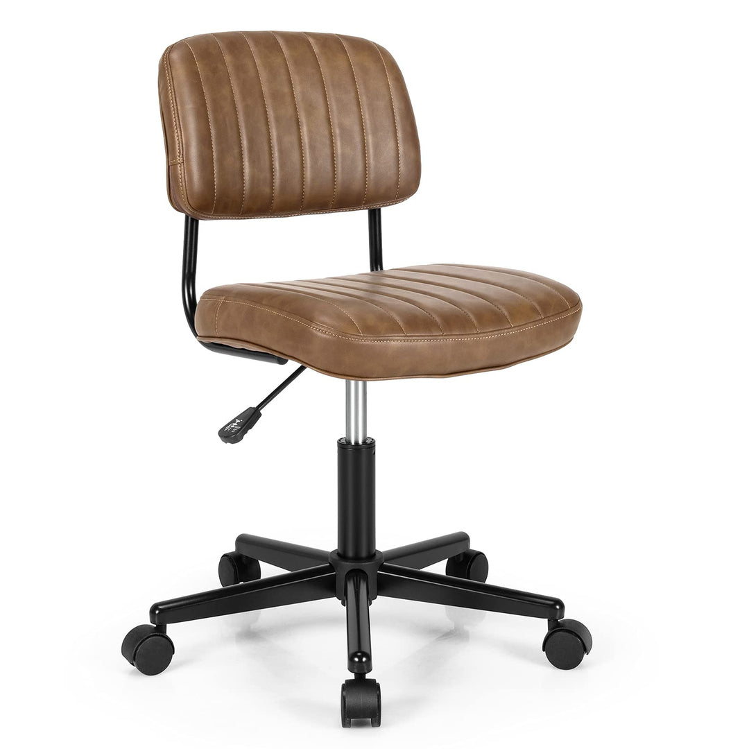 Retro Swivel Rolling Task Chair - Giantex