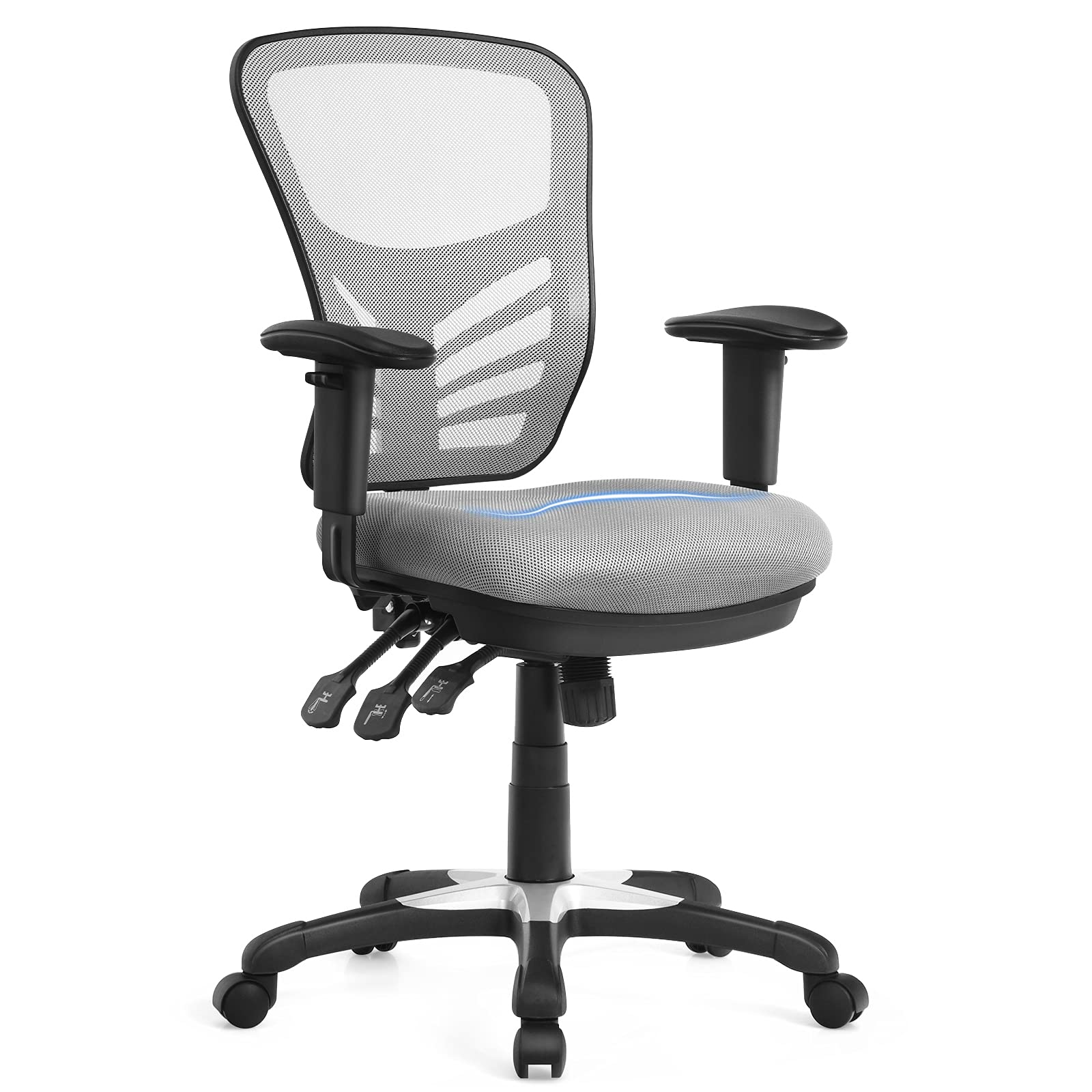Giantex Seat Tilt Adjustment Office Chair for Working Studying Gaming