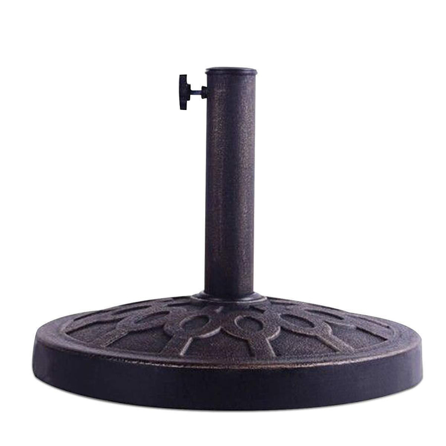 Giantex 17.5" 30lbs Patio Market Umbrella Base, Classic Round - Giantexus