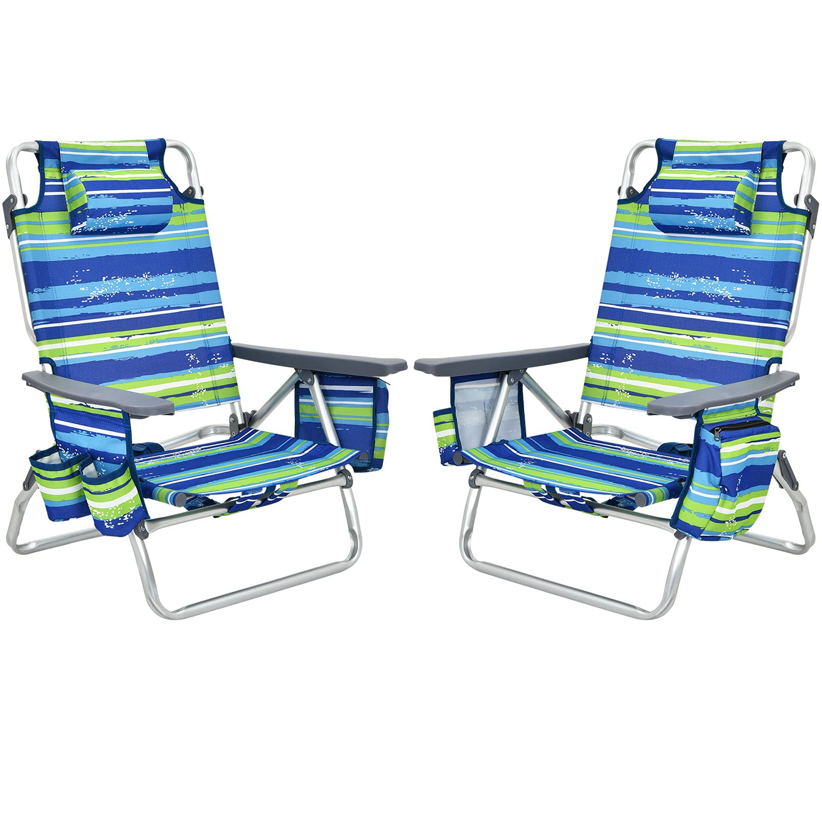 Giantex Beach Chair 2-Pack Sling Camping Chair