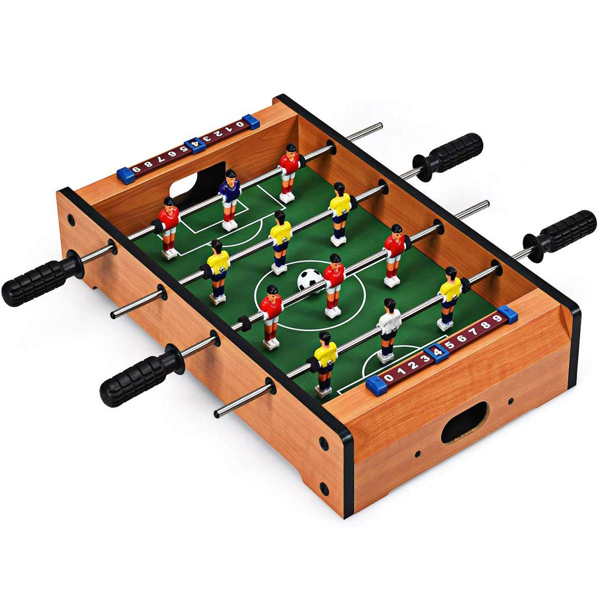 Giantex 20" Easily Assemble Wooden Mini Foosball Table Top w/ Footballs