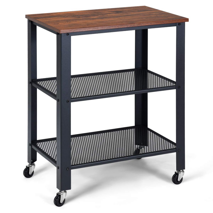 Giantex 3-Tier Microwave Cart Wooden