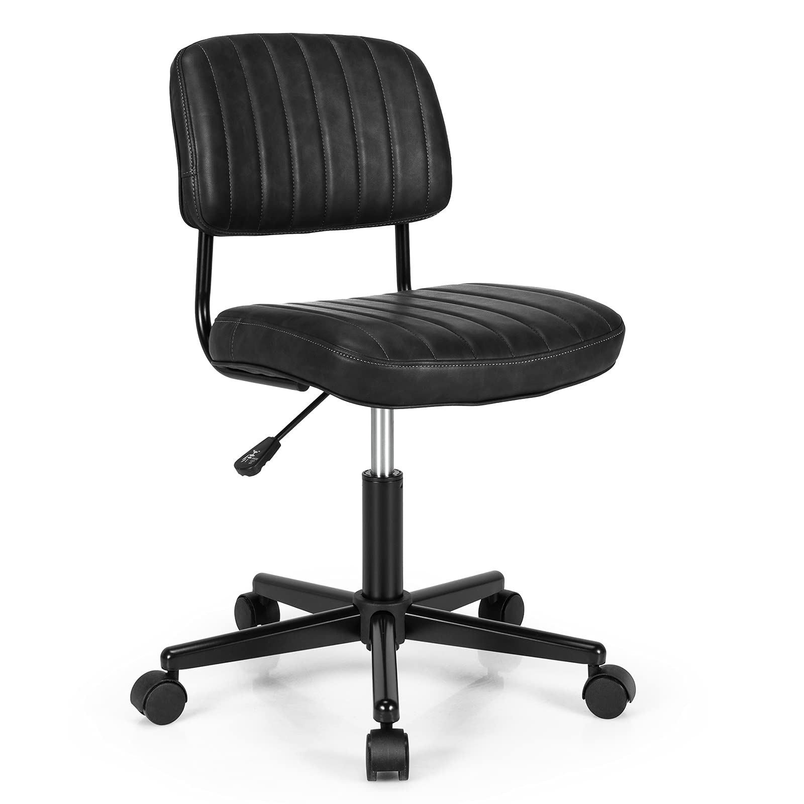 Retro Swivel Rolling Task Chair - Giantex